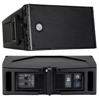 Shile HDL20-A 2x10" 1400 Watt 2 Yollu Profesyonel Aktif Line Array Kabin Hoparlör resmi