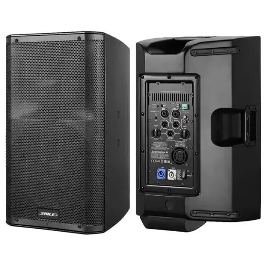 Shile K12S 12" 2000 Watt 2 Yollu Profesyonel Aktif Kabin Hoparlör  resmi