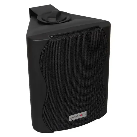 MagicVoice F-LHY4S 4" (10 CM) Hat Trafolu Duvar Tipi Sütun Hoparlör (10W RMS / 150W Peak - MP3 USB Uyumlu) - Siyah resmi