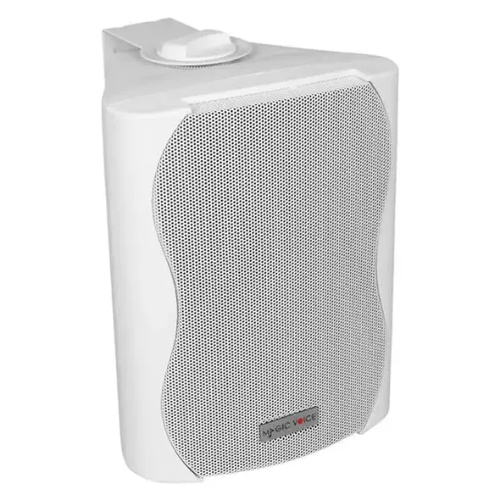 MagicVoice F-LHY5S 5.25" (13.5 CM) Hat Trafolu Duvar Tipi Sütun Hoparlör (20W RMS / 180W Peak - MP3 USB Uyumlu) - Beyaz resmi