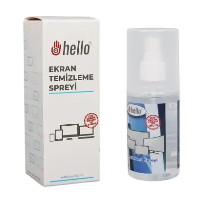 Hello HL-27269 120ML Profesyonel Ekran Temizleyici Sprey Telefon Tablet TV ve Laptop Temizleme Solüsyonu resmi