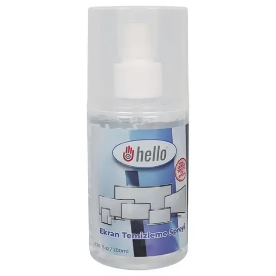 Hello HL-27270 200ML Profesyonel Ekran Temizleyici Sprey Telefon Tablet TV ve Laptop Temizleme Solüsyonu resmi