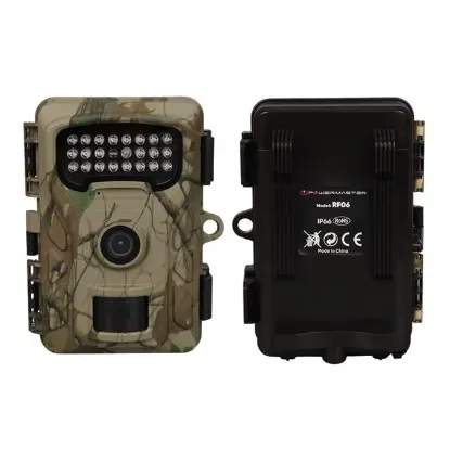 Powermaster RF06 20MP 24 Led PIR Sensörlü 2.0" Renkli Lcd Ekran 128GB SD Kart Destekli Fotokapan Kamuflaj Kamera resmi