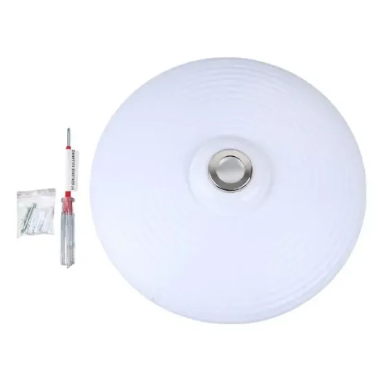 Powermaster PM-27330 Beyaz 35*10.5 Cm 24 Watt Bluetooth Hoparlörlü Tavan Aydınlatma (AL-BL303) Tornavida Hediyeli resmi