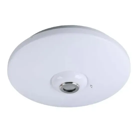 Powermaster PM-27331 Beyaz 34*9 Cm 24 Watt Bluetooth Hoparlörlü Tavan Aydınlatma (AL-BL301) Tornavida Hediyeli resmi