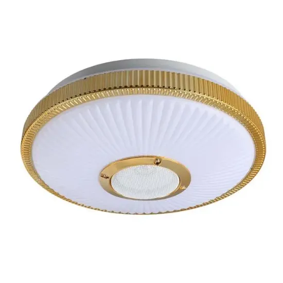 Powermaster PM-27332 Beyaz 34*8.5 Cm 24 Watt Bluetooth Hoparlörlü Tavan Aydınlatma (AL-BL300) Tornavida Hediyeli resmi