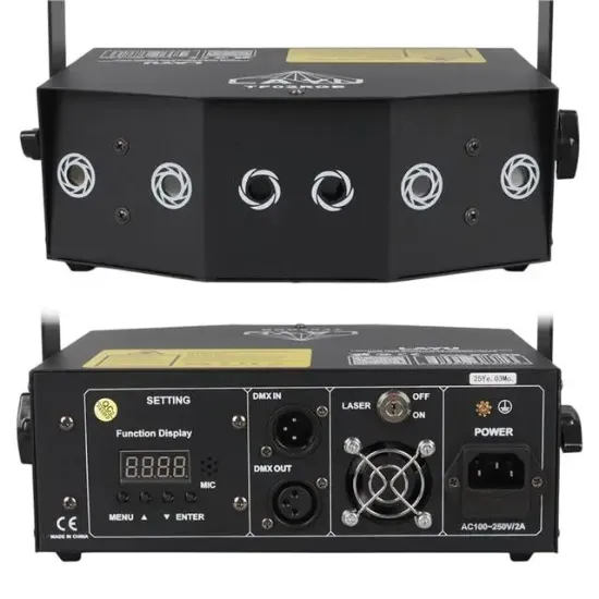 Layu TF02RGB RGB Beam + RGB Twinkling Lazer DMX-AUTO-SOUND-MASTER/SLAVER resmi