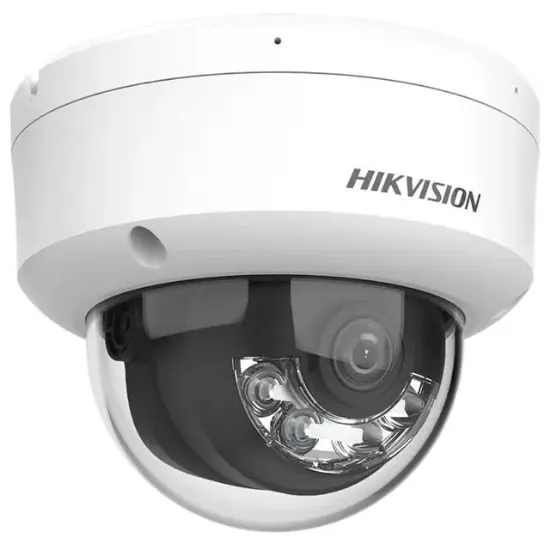 Hikvision 2 MP Smart Hybrid Light IR Fixed Dome IP Network Kamera (DS-2CD1121G2-LIUF) resmi