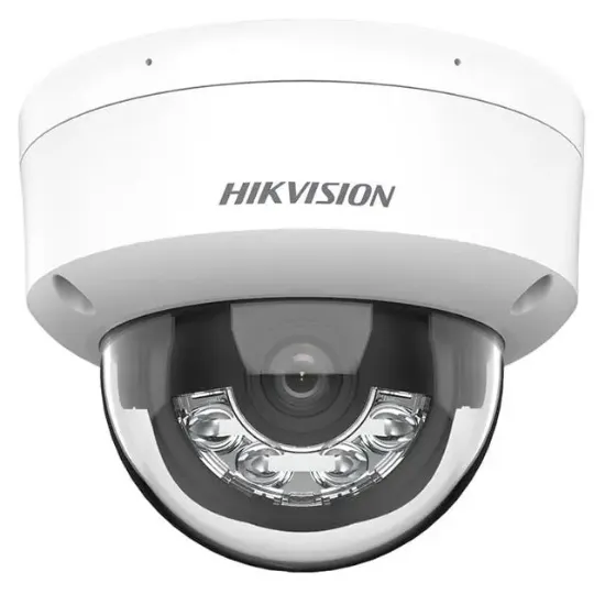 Hikvision 2 MP Smart Hybrid Light IR Fixed Dome IP Network Kamera (DS-2CD1121G2-LIUF) resmi