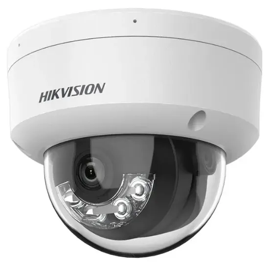 Hikvision 2 MP Smart Hybrid Light IR Fixed Dome IP Network Kamera (DS-2CD1121G2-LIUF) resmi