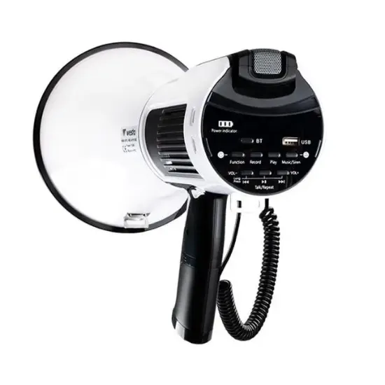 Westa WM-90PU Type-C 100 Watt Mayk Mikrofonlu USB-TF-Bluetooth Megafon resmi