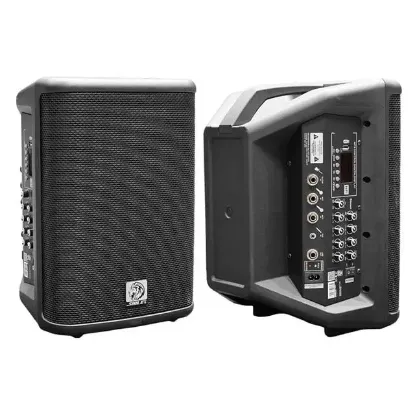 Shile PM-8AU 120W RMS 8" Şarjlı Taşınabilir Aktif Kabin Hoparlör DSP, TWS, Bluetooth, MP3 Destekli resmi