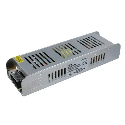 Ledx ALN-M1220S 12 Volt 20 Amper 240 Watt Slim Metal Kasa Adaptör 225x65x38mm resmi