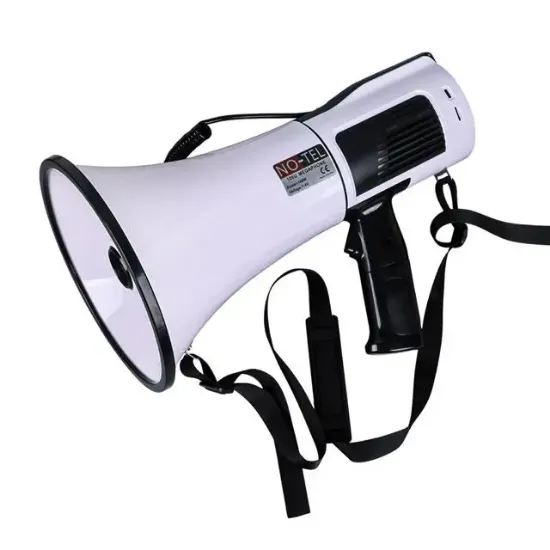 No-Tel 106U Bluetooth-Usb-Siren-Ses Kayıt Özellikli Dahili Bataryalı 100 Watt Büyük Boy Megafon resmi