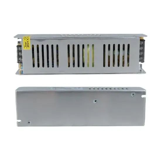 Ledx ALN-M12165S 12 Volt 16.5 Amper 200 Watt Slim Metal Kasa Adaptör 200x60x40mm resmi