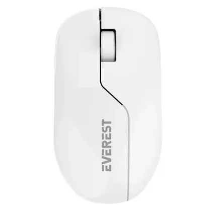Everest SMW-973 USB Beyaz-Mavi 2.4Ghz 1200DPI Kablosuz Optik Mouse 5 Metre Menzilli resmi