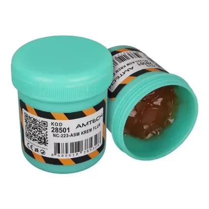Amtech NC-223-ASM 100g Lehim Kremi (Flux) No-Clean Profesyonel SMD Lehimleme resmi
