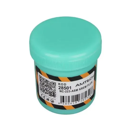 Amtech NC-223-ASM 100g Lehim Kremi (Flux) No-Clean Profesyonel SMD Lehimleme resmi