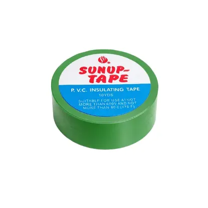 Sunup SN-27923 Yeşil 0.13x18mm İzole PVC Elektrik Yalıtım Bant (5'li Paket) resmi