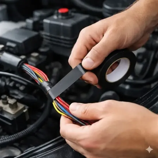 Sunup SN-27918 Siyah 0.13x18mm İzole PVC Elektrik Yalıtım Bant (5'li Paket) resmi