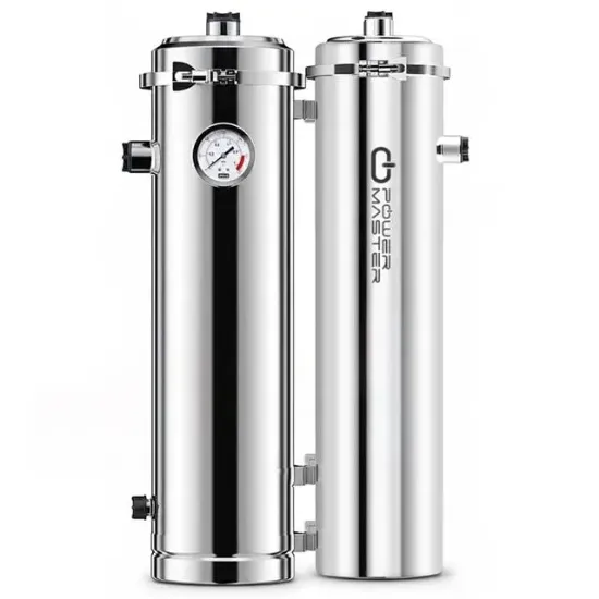 PowerMaster PM-28654 Ana Hat Su Arıtma Sistemi 10.000 L/Saat Paslanmaz Çelik Gövdeli Yıkanabilir UF-PVDF Filtreli resmi