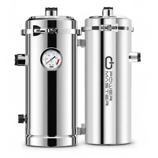 PowerMaster PM-28652 Ana Hat Su Arıtma Sistemi 3.000 L/Saat Paslanmaz Çelik Gövdeli Yıkanabilir UF-PVDF Filtreli resmi