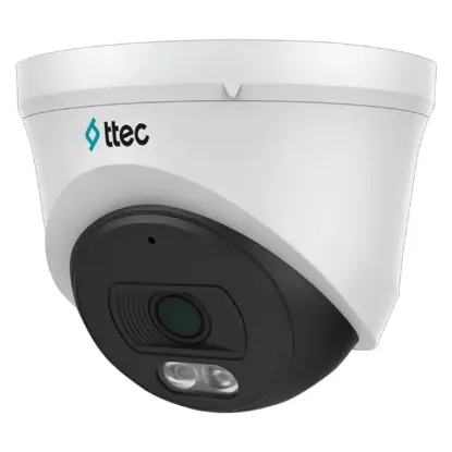Ttec IPDP-2330M-M-LITE 2MP 2.8mm 30 Metre IR Sensörü Dahili Mikrofonlu H265+ IP67 IP Dome Kamera resmi