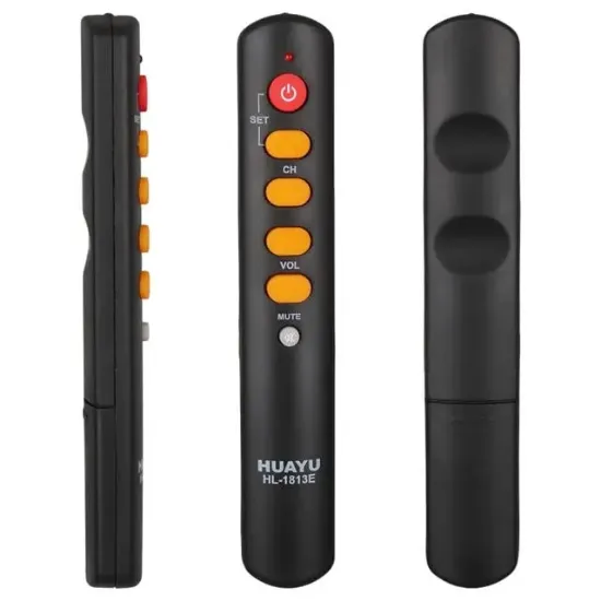 Huayu HL-1813E V2 6 Tuşlu Kopyalanabilir TV/STB/DV/DVB Kumandası resmi