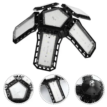 Ledx Ayarlanabilir Açılı 5 Kanatlı 148 Smd Ledli Galaxy Projektör Işığı 60W 6600 Lumen E27 32cm Çap resmi