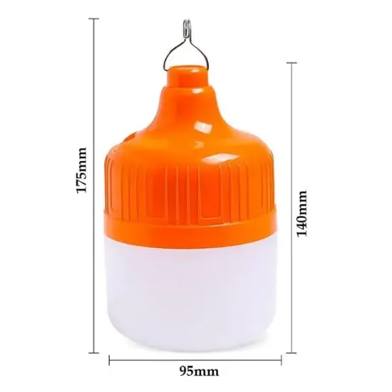 Ledx LN-OR50G 50 Watt TYPE-C Şarjlı Taşınabilir Asma Kancalı Kamp Çadır Lambası 6500K 1200mAh 3 Modlu ABS Malzeme resmi