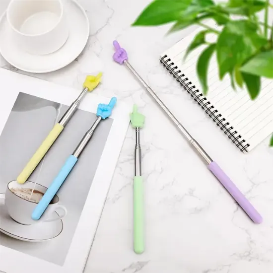 Sunup SN-29159 Parmak İşaretli Teleskobik İşaret Çubuğu Sunum Kalemi resmi