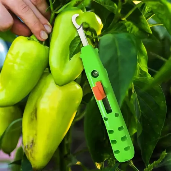 Sunup SN-29124 Pratik Sebze Meyve Hasat Makası Tabanca Tipi Kolay Kesim Aparatı resmi