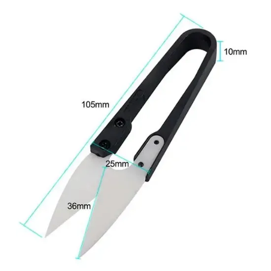 Sunup SN-29121 İletken Olmayan Seramik Balıkçı Teknisyen Makası resmi