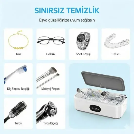 Sunup SN-29176 Profesyonel Ultrasonik Takı Mücevher Gözlük Temizleme Makinesi resmi