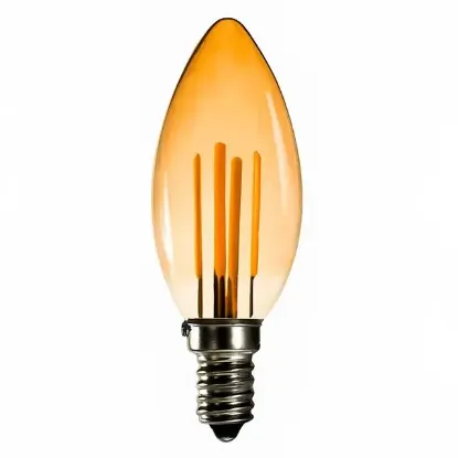 Ledx BR-AL05 400 Lümen 5w Amber E14 Rustik Ampul resmi