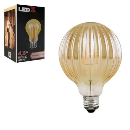 Ledx AS-60 Kırılmaz Gövde 4,5 Watt Rustik Star Ampul resmi