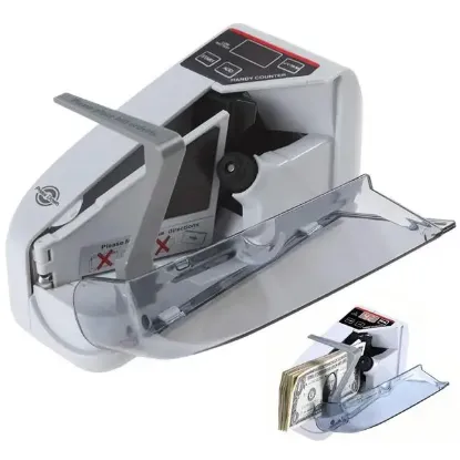 Powermaster PM-27184 Taşınabilir Dc 5v Mini Uv Işık Para Sayma Ve Kontrol Makinesi resmi
