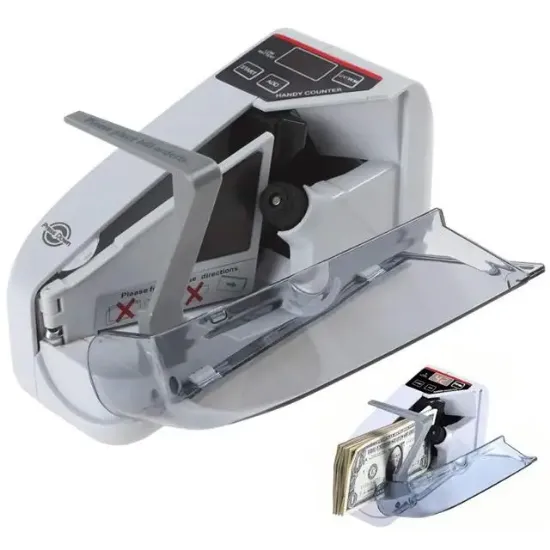 Powermaster PM-27184 Taşınabilir Dc 5v Mini Uv Işık Para Sayma Ve Kontrol Makinesi resmi