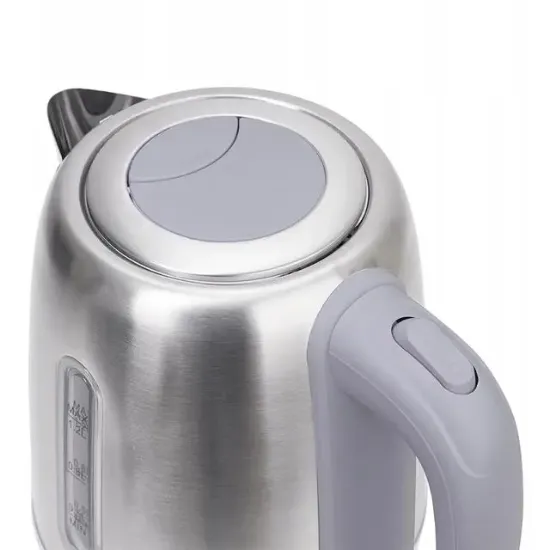 Crown CRW-7211 1800W 1.8 Litre Lüks Çelik Su Isıtıcı Kettle İnox resmi