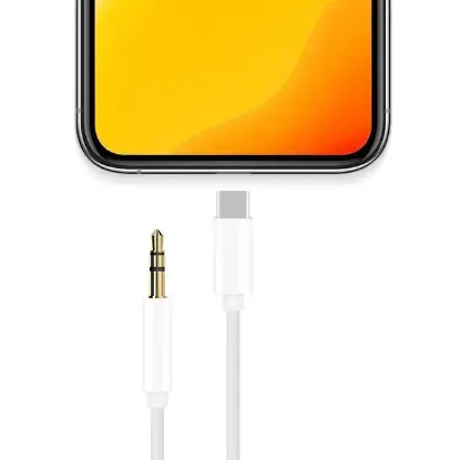 Powerway AC06 TYPE-C TO 3.5mm AUX Kulaklık Jack Çevirici 1 Metre resmi