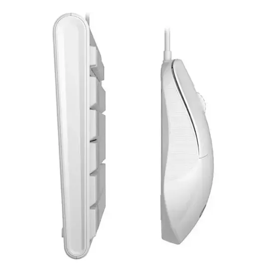 Lenovo Lecoo CM101 USB Kablolu Türkçe Q Klavye - Mouse Set Beyaz  resmi