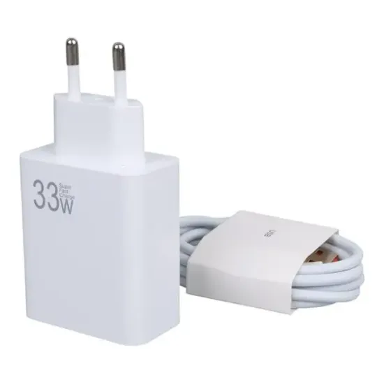 Weko WK-27876 M11 Beyaz 33 Watt Turbo Usb Şarj Başlık Adaptörü + Type-C Kablo resmi