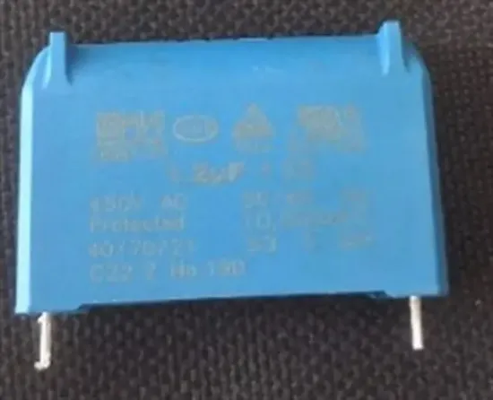 1.2µF 450VAC CBB61 Motor ve Fan Başlangıç Kondansatörü resmi