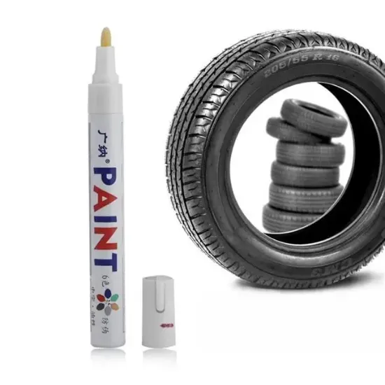 Sunup M101 Sarı Araç Motosiklet Lastik Boya Kalemi resmi