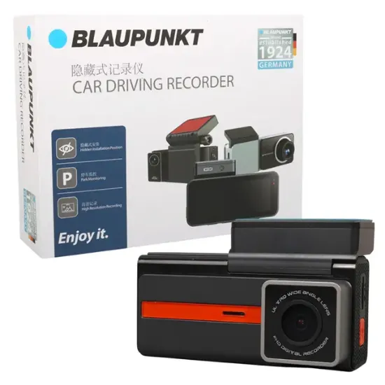 Blaupunkt DVR2S01 Wifi + 256GB SD Kart + Destekli 3.39'' Ön + Mini Arka Çift Dvr Araç Kamera resmi
