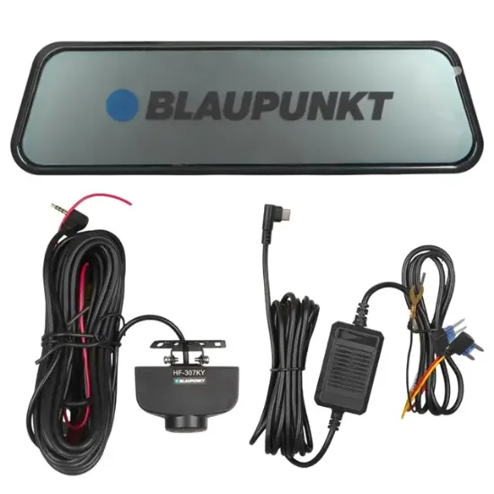 Blaupunkt DVR2M03 SD Kart + Wifi Destekli 9.66'' Dikiz Aynası + Mini Arka Çift Dvr Araç Kamera resmi