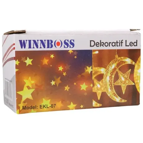 Winnboss WN-1181 5 Metre 20 Ledli Ay Yıldızlı Günışığı Sabit Led Dekoratif Aydınlatma 5 Watt resmi