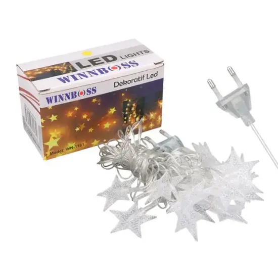 Winnboss WN-1181 5 Metre 20 Ledli Yıldızlı Günışığı Sabit Led Dekoratif Aydınlatma 5 Watt AC220V resmi