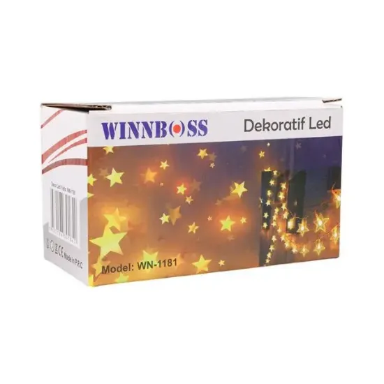 Winnboss WN-1181 5 Metre 20 Ledli Yıldızlı Günışığı Sabit Led Dekoratif Aydınlatma 5 Watt AC220V resmi
