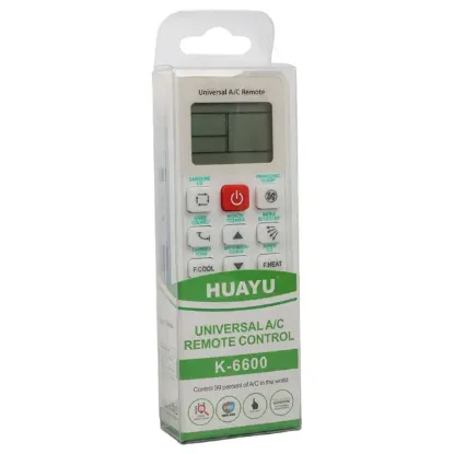 Huayu K-6600 Üniversal Akıllı Klima Kumandası 99% Uyumluluk LCD Ekranlı resmi